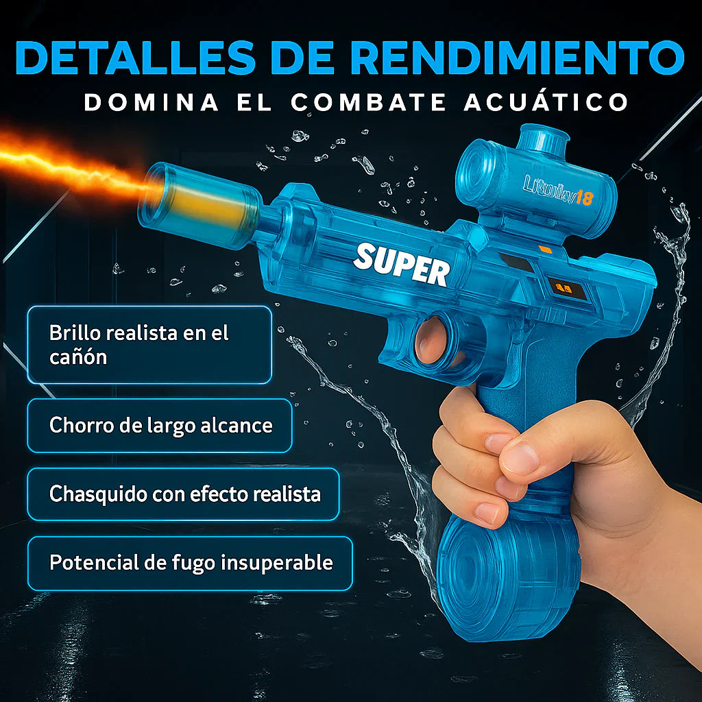 Pistola de agua eléctrica